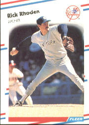 1988 Fleer Baseball Cards      219     Rick Rhoden